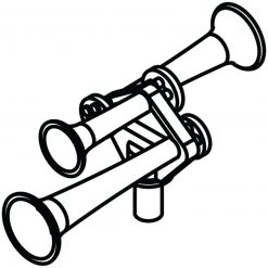 Athearn HO Leslie S-3K 3-Chime R-Hand Chime Reverse (3)