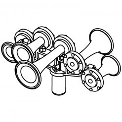 Athearn HO Horn Nathan AirChime K5LAR24 (3)