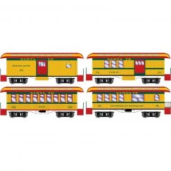 Athearn N 34' Old Time Overton Passenger Set, ATSF (4)