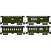 Athearn N 34' Old Time Overton Passenger Set, SP (4)
