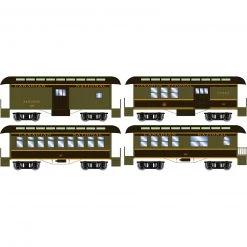 Athearn N 34' Old Time Overton Passenger Set, CN (4)