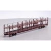 Athearn N F89-F Bi-Level Auto Rack, Frisco/TTBX #910423