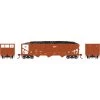 Athearn HO RTR 40' 3-Bay Ribbed Hopper with Load, CC #40079