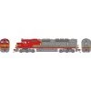 Athearn N FP45, SF/Red & Silver/Small Lettering #104 -Athearn Sales Shop ATH15281 A0 V0BD4S64
