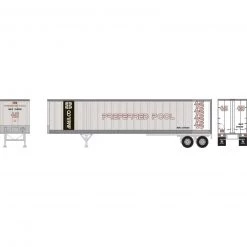 Athearn HO RTR 45' Fruehauf Z-Van Trailer, Availco #259000