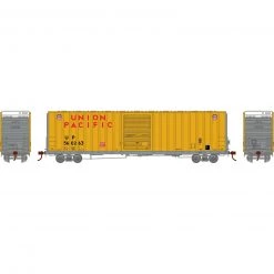 Athearn HO RTR 60' Hi-Cube Ex-Post Box, UP/Yellow #560263