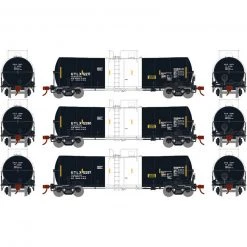 Athearn HO RTR 16,000-Gallon Clay Slurry Tank,UTLX #1 (3)