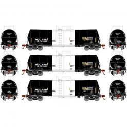 Athearn HO RTR 16,000-Gallon Clay Slurry Tank, WACX #1 (3)