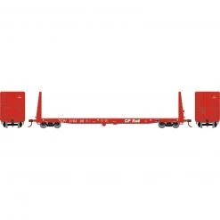 Athearn HO RTR 60' Bulkhead Flat, CPR #316399