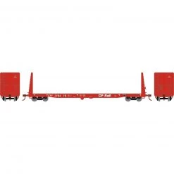 Athearn HO RTR 60' Bulkhead Flat, CPR #316419