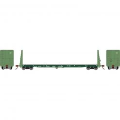 Athearn HO RTR 60' Bulkhead Flat, PGE #16021