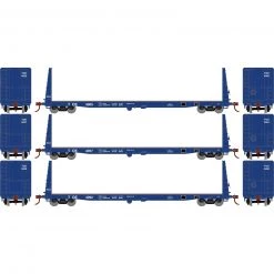 Athearn HO 60' Bulkhead Flat, TOE #4005, 4057, 4092 (3)