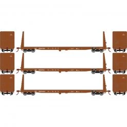Athearn HO 60' Bulkhead Flat, SP #509349, 509381, 509440 (3)