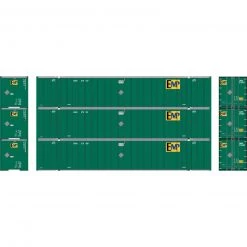 Athearn N 53' Stoughton Containers, EMP # 2 (3)