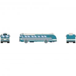 Athearn N Intercity Bus, Teal & Cream
