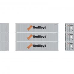 Athearn N 40' Corrugated Low Container, Nedlloyd #1 (3)