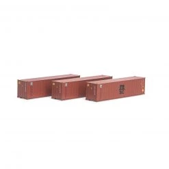 Athearn N 40' Corrugated HC Container, MSC/Florens #1 (3) -Athearn Sales Shop ATH17438 A00 0Y58O6Q9