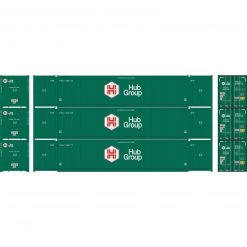 Athearn N 53' CIMC Container, HUB Group (3)