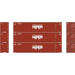 Athearn N 45' Container, HMM/KOBC #2 (3)