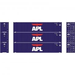 Athearn N 45' Container, APL #1 (3)