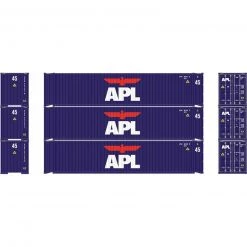 Athearn N 45' Container, APL #2 (3)
