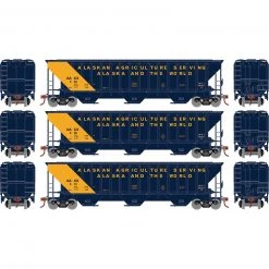 Athearn HO RTR PS 4740 Covered Hopper, AACX (3)