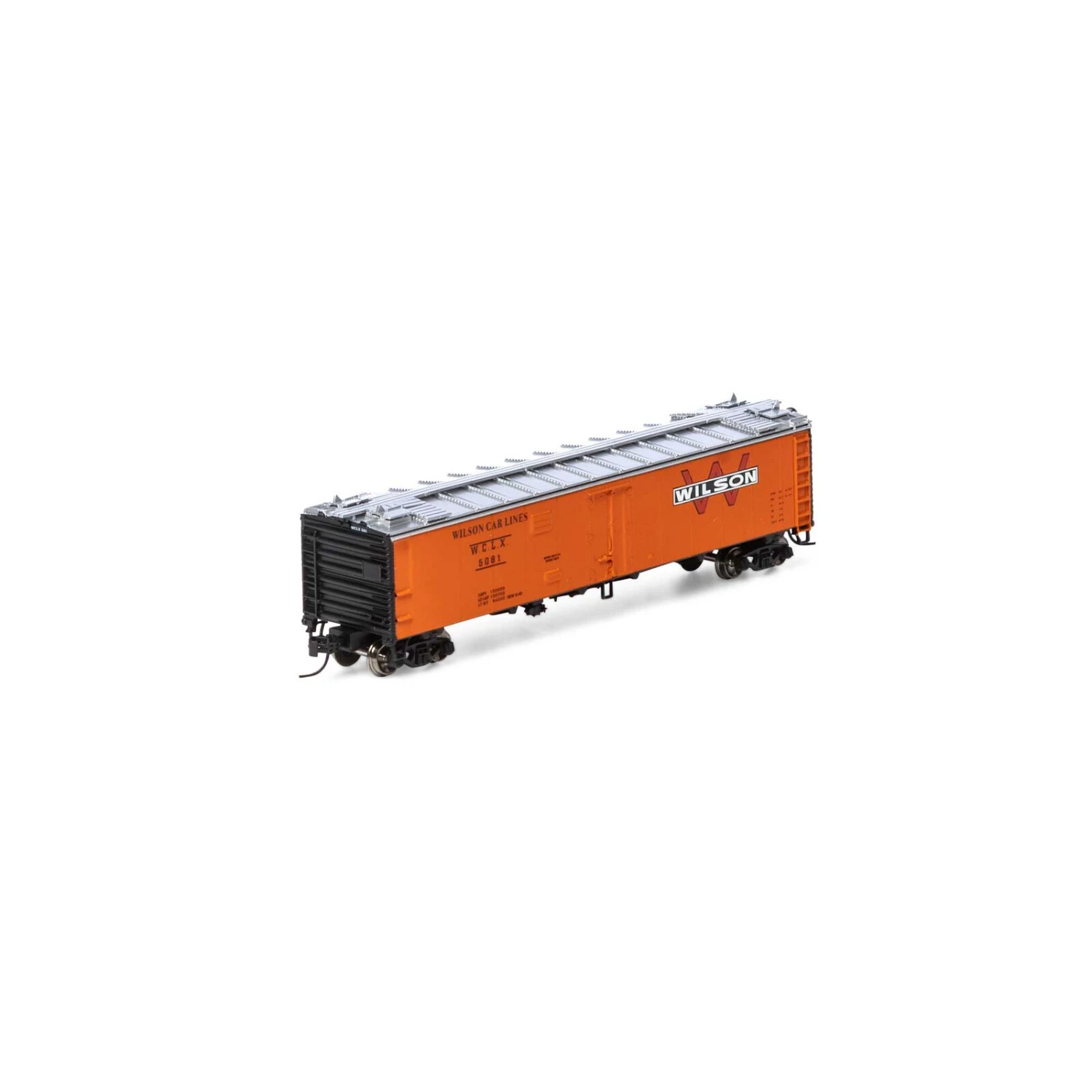 Athearn N 50' Ice Bunker Reefer WCLX #5081 3 Athearn N 50' Ice Bunker Reefer WCLX #5081