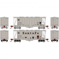 Athearn N GATC 2600 Airslide Hopper, ATSF (2)