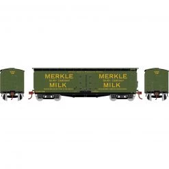 Athearn N 40' Pfaudler Milk Car, Merkle #748