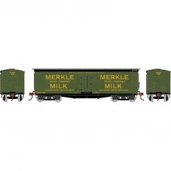 Athearn N 40' Pfaudler Milk Car, Merkle #745