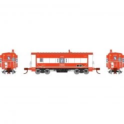 Athearn N Bay Window Caboose, Frisco #1728