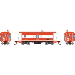 Athearn N Bay Window Caboose, Frisco #1731