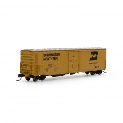 Athearn N 57' Mechanical Reefer with Sound, BNFE/Yellow #9277