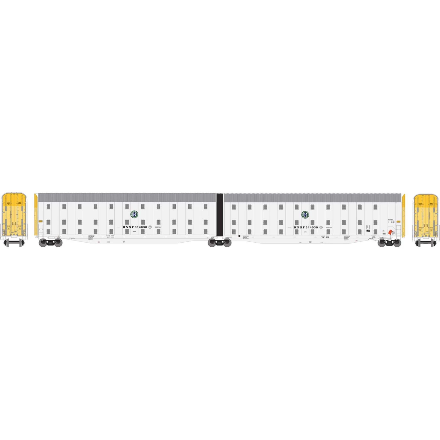 Athearn N Auto-Max Auto Carrier BNSF #314030 3 Athearn N Auto-Max Auto Carrier BNSF #314030