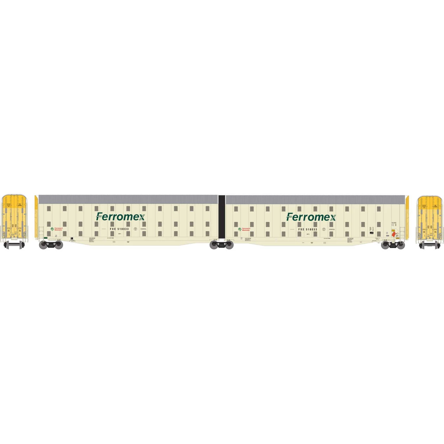 Athearn N Auto-Max Auto Carrier FXE #518033 3 Athearn N Auto-Max Auto Carrier FXE #518033