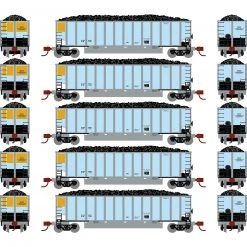 Athearn N Bethgon Coalporter with Load, Data Only Silver (5)