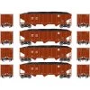 Athearn N 40' 3-Bay Ribbed Hopper with Load, BNSF #2 (4) -Athearn Sales Shop ATH25569 A0 9RR0VQ9Y