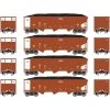 Athearn N 40' 3-Bay Ribbed Hopper with Load, CC #1 (4) -Athearn Sales Shop ATH25577 A0 NIMR53FN