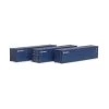 Athearn HO RTR 40' Corrugated HC Container, NYK #1 (3) -Athearn Sales Shop ATH27048 A0 4HZETTBO