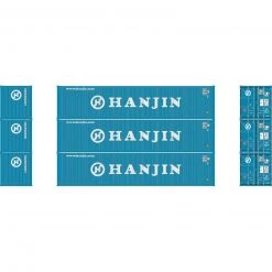 Athearn HO 40' Corrugated Low-Cube Container, Hanjin #1(3)