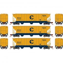 Athearn N PS 4427 Covered Hopper, B&O (3)