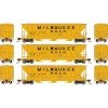 Athearn N PS 4427 Covered Hopper, MILW (3) -Athearn Sales Shop ATH27412 A00 EKXBBOXO