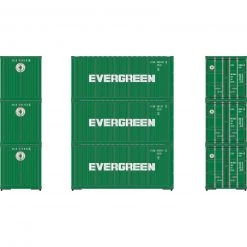 Athearn HO RTR 20' Corrugated Container, ESIU #1 (3)