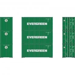 Athearn HO RTR 20' Corrugated Container, ESIU #2 (3)