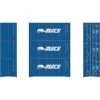 Athearn HO RTR 20' Corrugated Container, MOCU #1 (3)