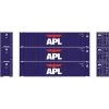 Athearn HO RTR 45' Container, APL #2 (3) -Athearn Sales Shop ATH28045 A0 PKMCCS9E