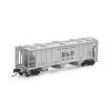 Athearn N PS-2 2893 3-Bay Covered Hopper, B&O #628042