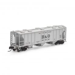 Athearn N PS-2 2893 3-Bay Covered Hopper, B&O #628042