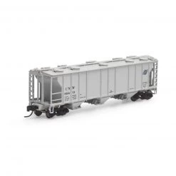 Athearn N PS-2 2893 3-Bay Covered Hopper, C&NW #95411