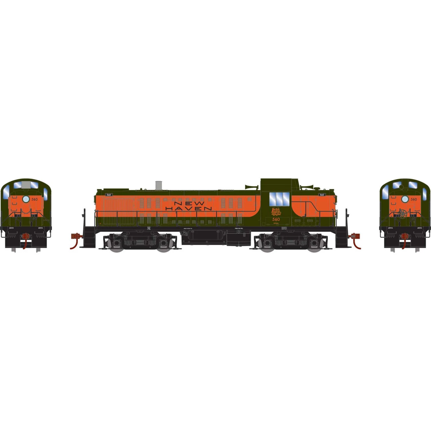 Athearn HO RTR RS-3, NH #560 3 Athearn HO RTR RS-3, NH #560